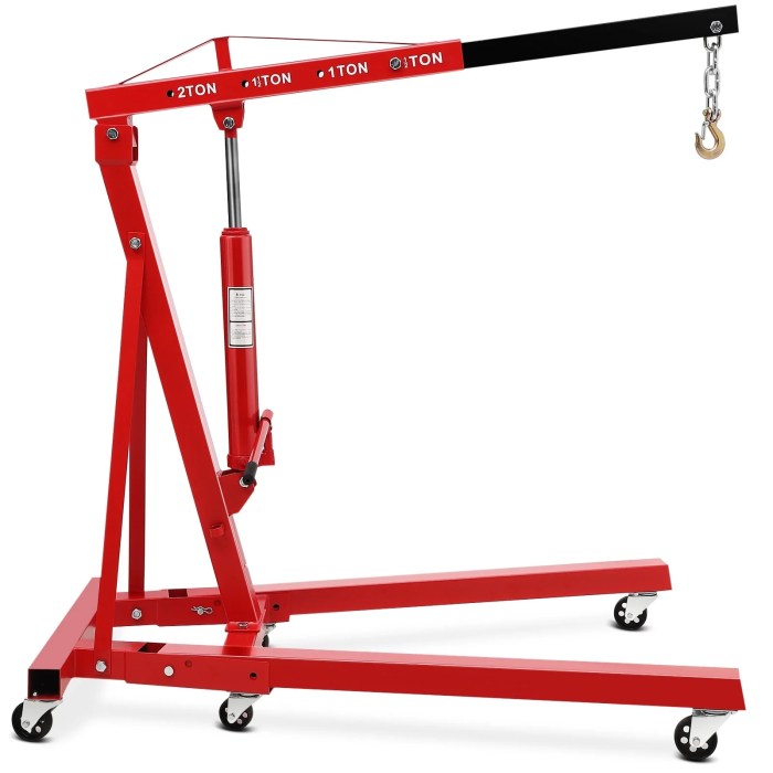 Telyswee 4400LBS Engine Hoist, 2TON Folding Hydraulic Hoists Cherry ... How to cook green lentils