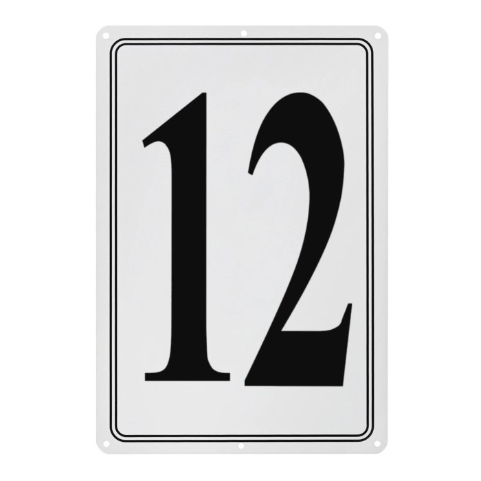 Uxcell Aluminum Letter Sign 12, 11.8 Inch House Numbers and Metal ... How to download how to