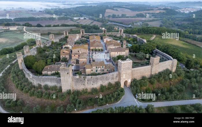 Aerial view of a medieval castle of Monteriggioni, Italy surrounded by ... How to burp a baby