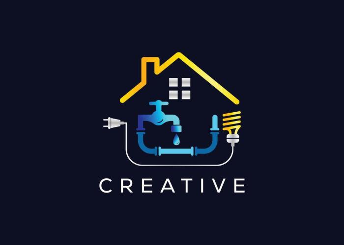 Creative and minimal colorful plumbing and electrical logo template ... How to cancel fubo subscription