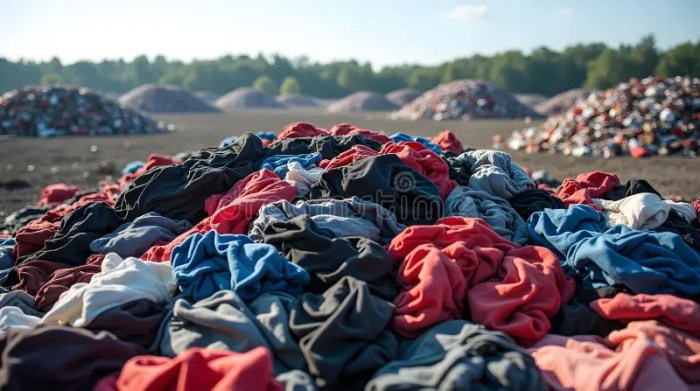 Pile of Discarded Clothing at a Waste Dump Highlighting Environmental ... How to make brown painting